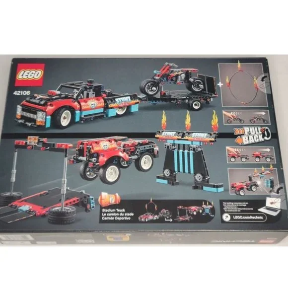 LEGO 42106 Stunt Show Truck & Bike Technic 2 in 1 Stadium Truck